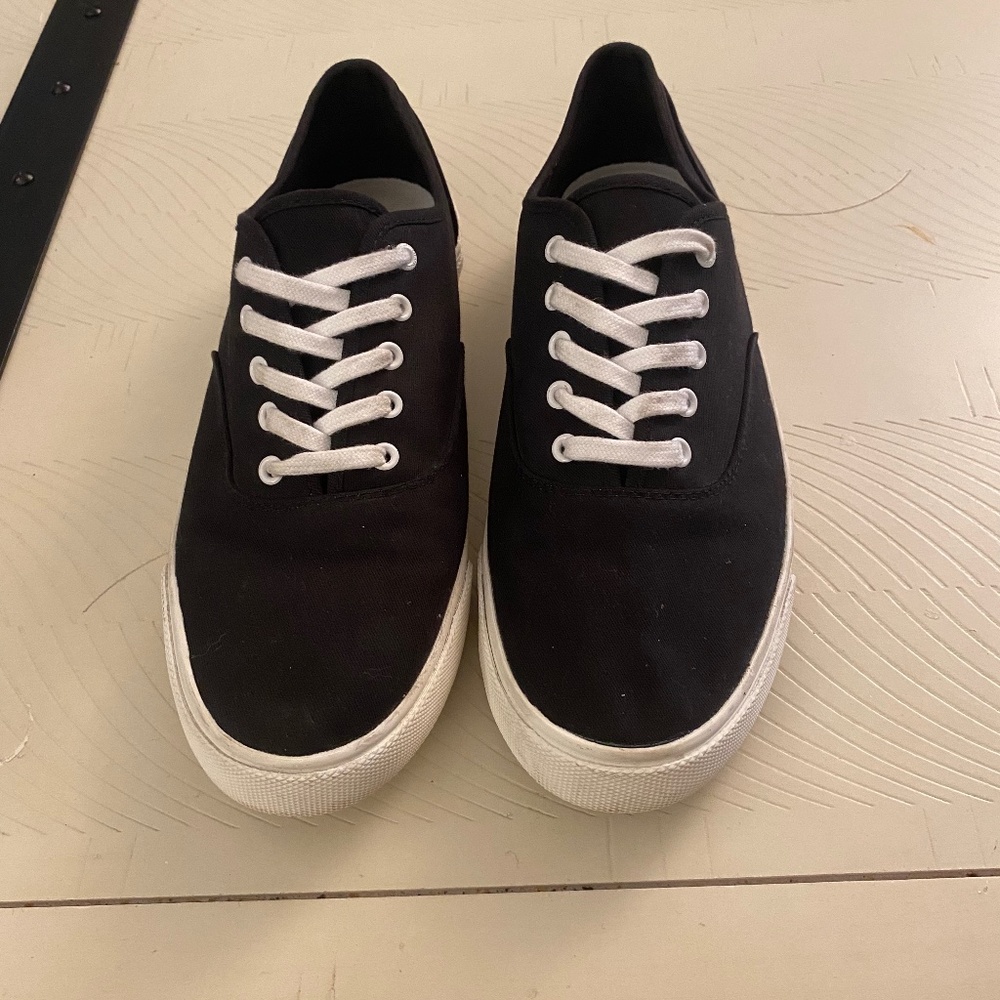 Canvas Lace Up Sneakers